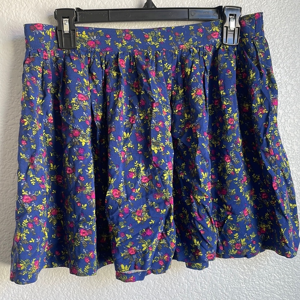 Blue Arizona floral skirt